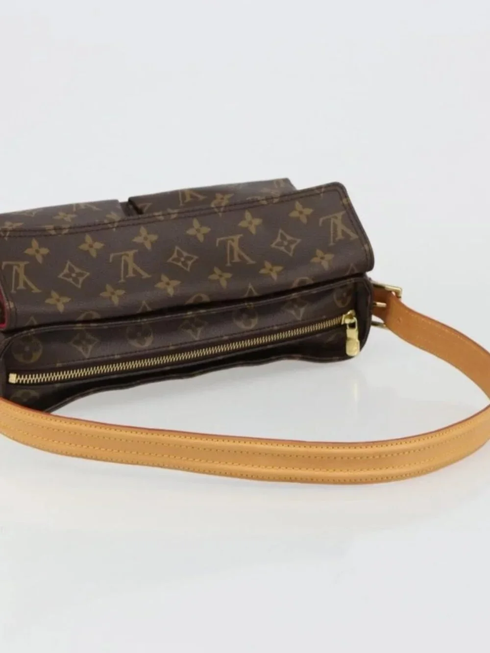 LOUIS VUITTON Monogram Viva Cite MM Shoulder Bag M51164 LV Auth 187006SAM